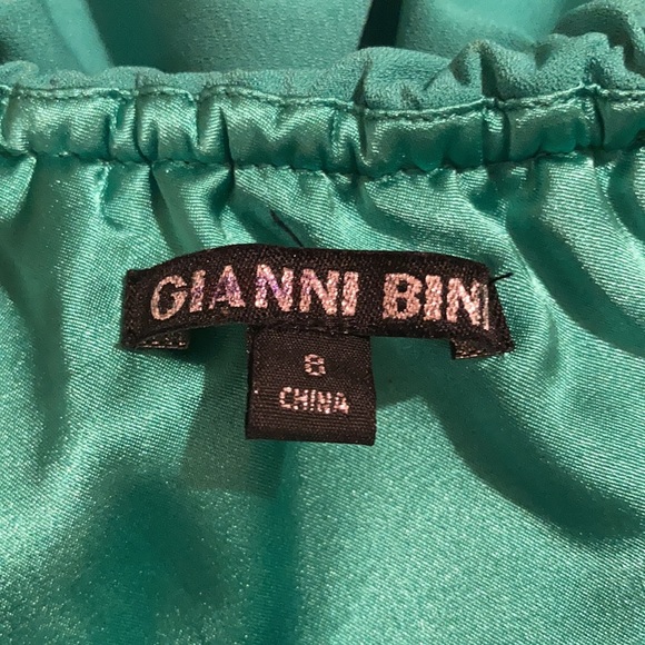 GIANNI BINI ONE SHOULDER DRESS SIZE 8 - Picture 3 of 4